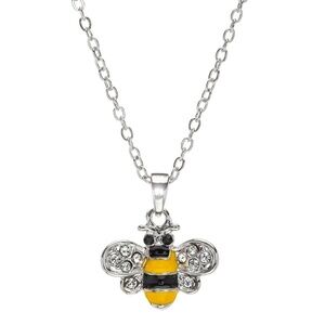 Swarovski Crystal Bee Pendant Necklace